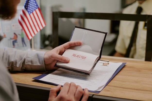 A person holding a U.S. passport, symbolizing citizenship and immigration status, with a soft, blurred background suggesting a government office.
